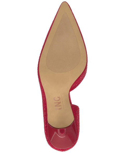 I.N.C. International Concepts Women's Red Gazala Embellished Pumps Heel | I.N.C In Lebanon