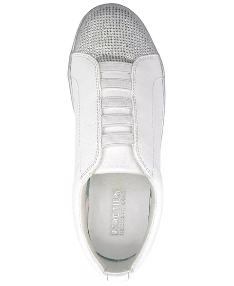 Kenneth Cole Reaction Women's White Bonnie Round Toe Sneakers| Kenneth Cole Reaction In Lebanon