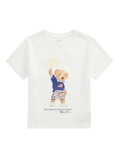 Polo Ralph Lauren Baby Boy's White Bear Polo T-Shirt  | Polo Ralph Lauren  in Lebanon