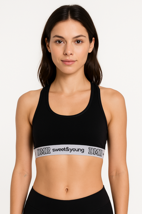 Demar Women's Black Sports Bra | Demar In Lebanon