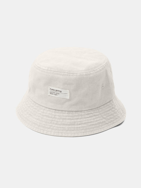 Sinsay Men's White Cotton Bucket Hat | Sinsay In Lebanon