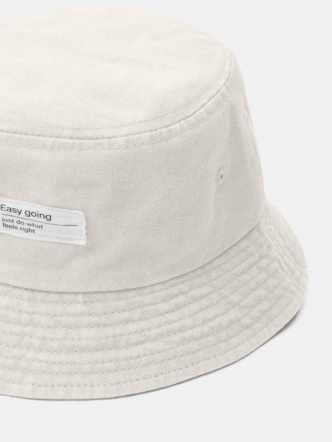 Sinsay Men's White Cotton Bucket Hat | Sinsay In Lebanon