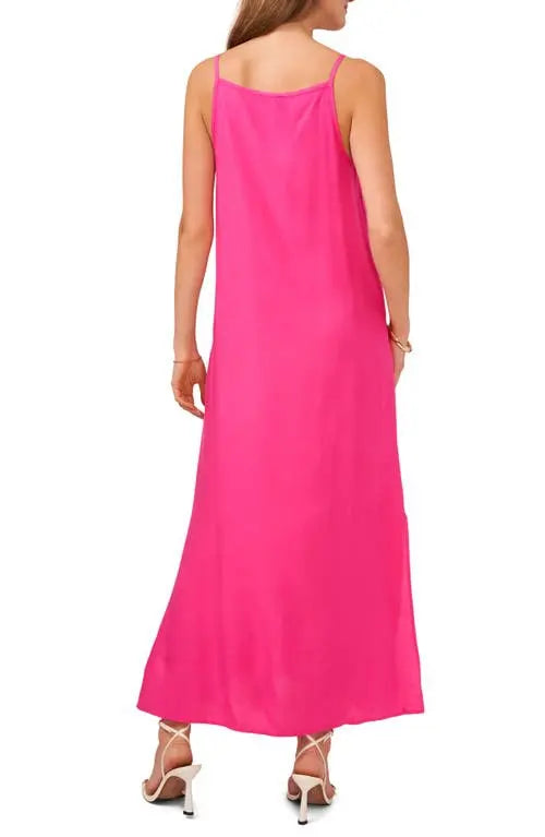 Vince Camuto Women's Fuchsia Square-Neck Sleeveless Maxi Dress|Vince Camuto In Lebanon