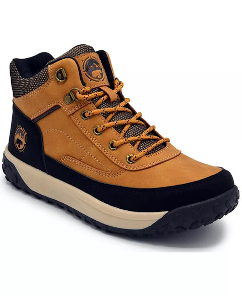 Polar Range Men's Black & Camel Lundar Boot |Polar Range In Lebanon