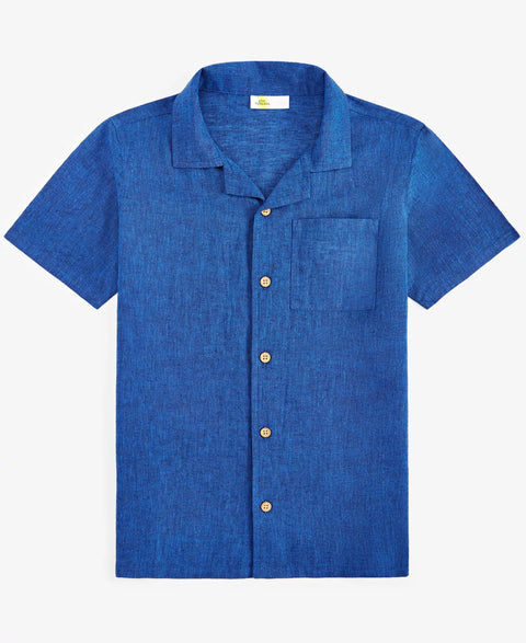 Epic Threads Boy's Dark Blue Two Tone Button-Down Shirt | Epic Threads In Lebanon