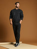 Sinsay Men Black Technical Chest Zip Sweatshirt | Sinsay in Lebanon