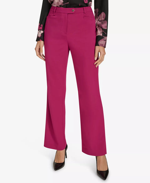 Calvin Klein Women's Magenta Petite Luxe Highline Pants|Calvin Klein In Lebanon