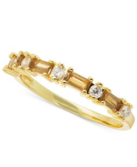 Charter Club Women's Gold Tone Crystal Bagu Ring |Charter Club In Lebanon