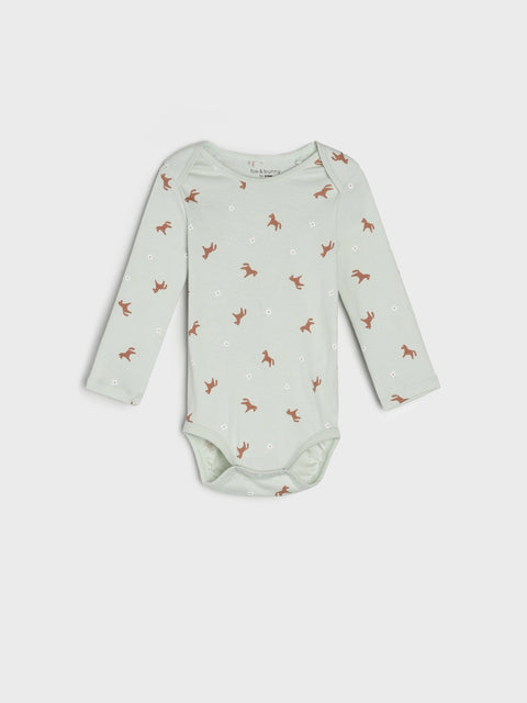 Sinsay Fox & Bunny Baby Girl's Multi Color 3 Pack Bodysuit| Sinsay In Lebanon