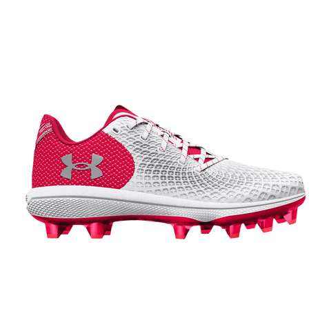 Under Armour Men's White & Red Glyde 2 MT Football Sneaker | Under Armour In Lebanon