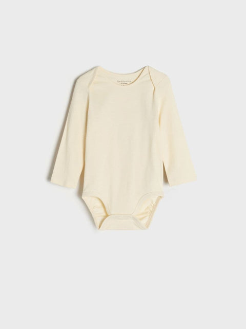 Sinsay Baby Girl's Light Yellow & Pink Floral Long Sleeve 2 Pack Bodysuit |Sinsay In Lebanon
