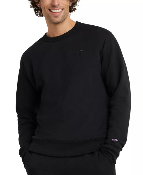 Champion Men's Black  Powerblend Fleece Sweatshirt |  Champion in Lebanon