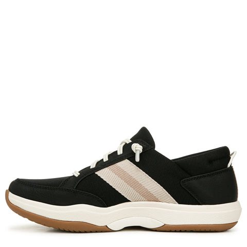 Ryka Women's Black Carefree Zip Slip On Wide Width Sneaker | Ryka In Lebanon