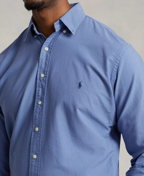 Polo Ralph Lauren Men's Blue Big & Tall Classic-Fit Long-Sleeve Oxford Shirt| Polo Ralph Lauren in Lebanon