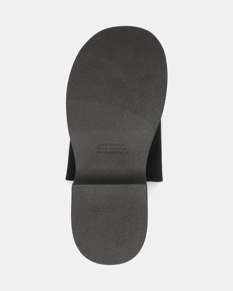 Steve Madden Women's Black Throw Back Slipper |Steve Madden In Lebanon