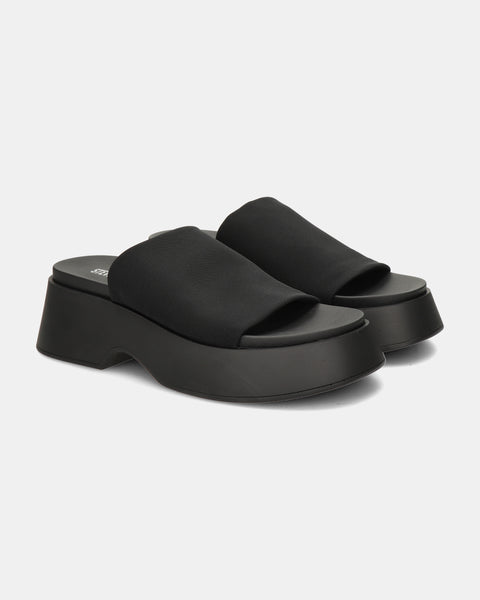 Steve Madden Women's Black Throw Back Slipper |Steve Madden In Lebanon