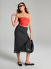 Sinsay Women's Orange Slim Fit Crop Top | Sinsay In Lebanon