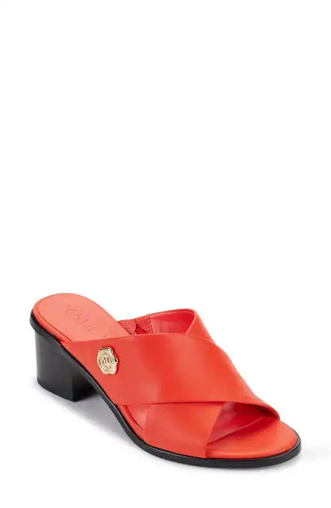Karl Lagerfeld Paris Women's Coral Henryk Criss-Cross Slide Sandal | Karl Lagerfeld Paris In Lebanon