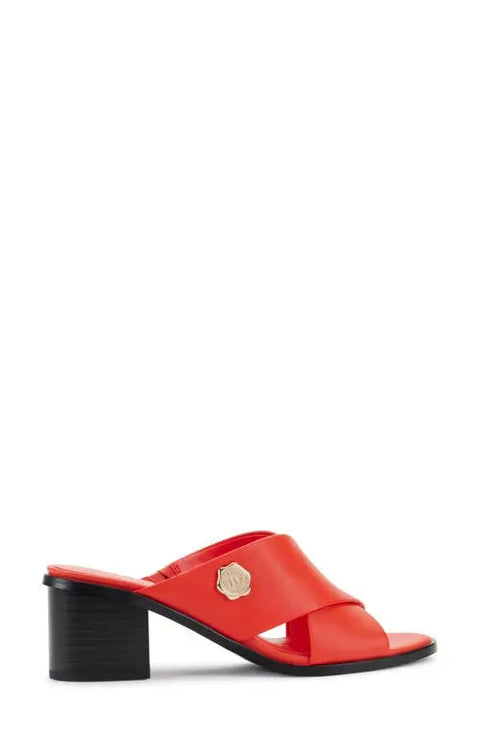 Karl Lagerfeld Paris Women's Coral Henryk Criss-Cross Slide Sandal | Karl Lagerfeld Paris In Lebanon