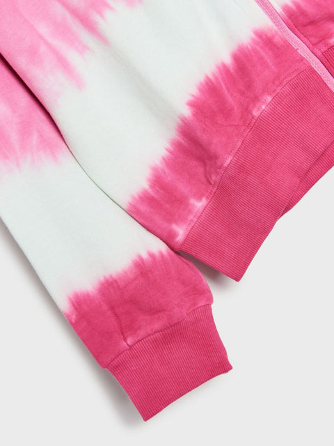 Sinsay Girl's Pink Tie Dye Hooded Jacket | Sinsay In Lebanon