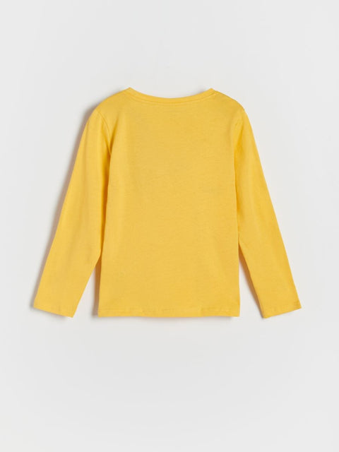 Reserved Boy's Yellow Long Sleeve Blouse | Reserved In Lebanon