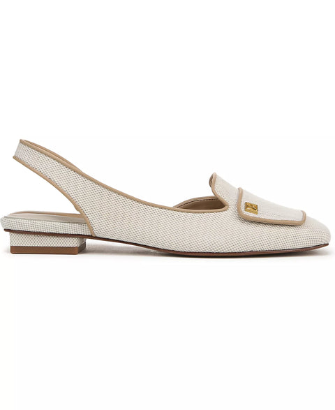 Franco Sarto Women's Beige Teagan Square Toe Slingback Flats | Franco Sarto In Lebanon