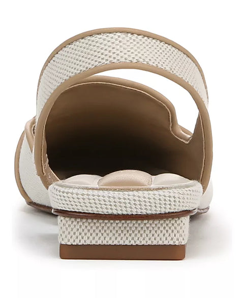 Franco Sarto Women's Beige Teagan Square Toe Slingback Flats | Franco Sarto In Lebanon