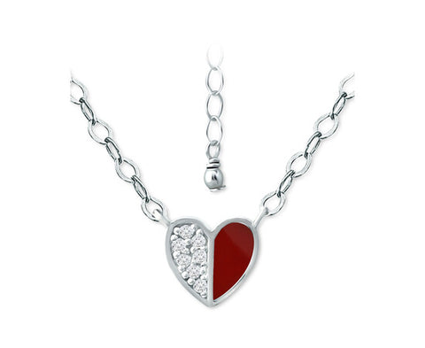 Giani Bernini Women's Silver & Red  Necklace ABW292