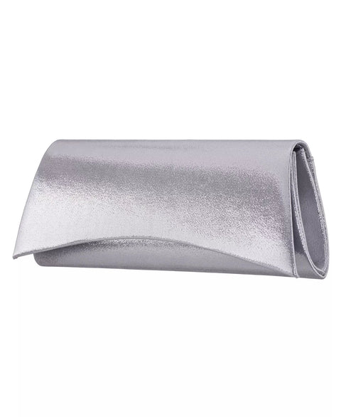 Nina Women's Silver Shimmer Envelope Clutch | Nina in Lebanon