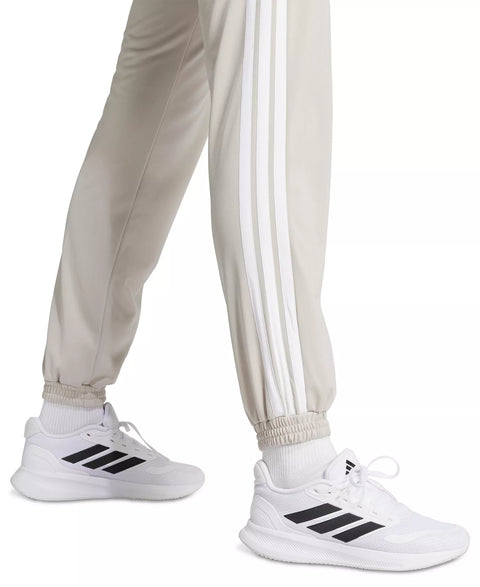 Adidas Women's Beige Tricot 3-Stripes Track Pants | Adidas In Lebanon