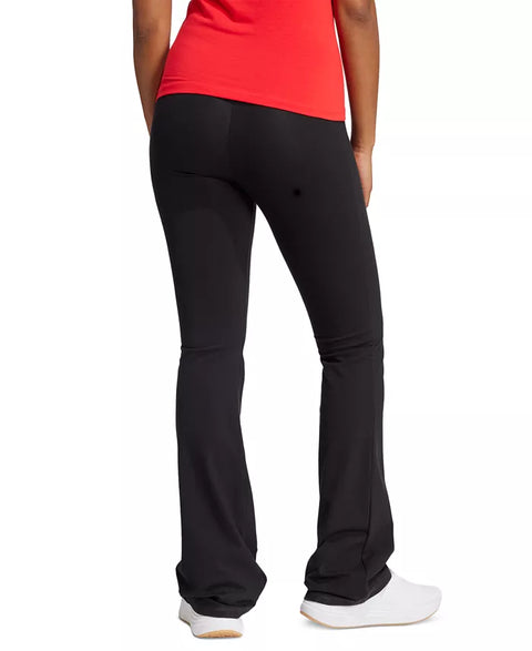 Adidas Women's Black Plus Size Essentials Small Logo Flared Leggings | Adidas In Lebanon