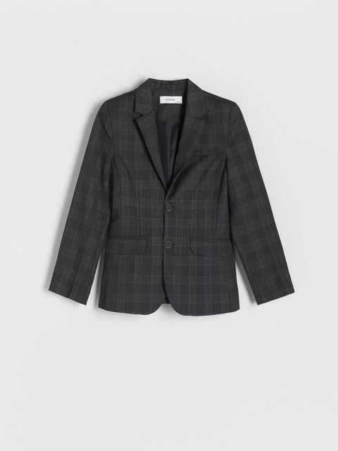 Reserved Boy's Dark Grey Elegant Slim Fit Blazer | Reserved In Lebanon