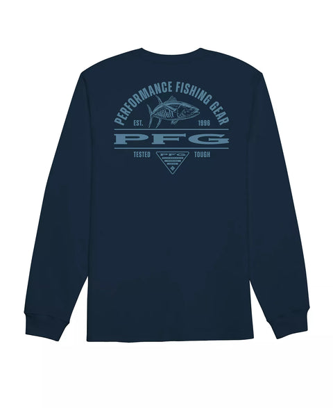 Columbia Men's Navy Kit Long Sleeve Graphic Blouse | Columbia In Lebanon