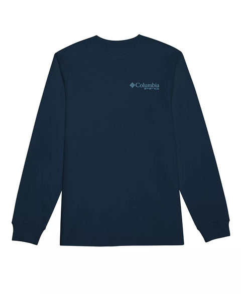 Columbia Men's Navy Kit Long Sleeve Graphic Blouse | Columbia In Lebanon