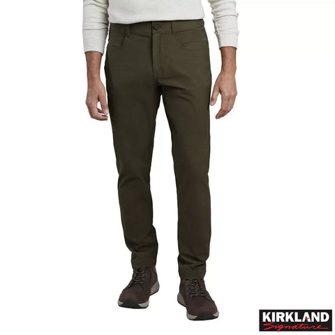 Kirkland Signature Men's Olive Green 4 Way Stretch Tech Pant | Kirkland Signature In Lebanon