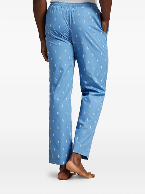 Polo Ralph Lauren Men's Beach Blue Big & Tall Printed Woven Pajama Pant | Polo Ralph Lauren In Lebanon