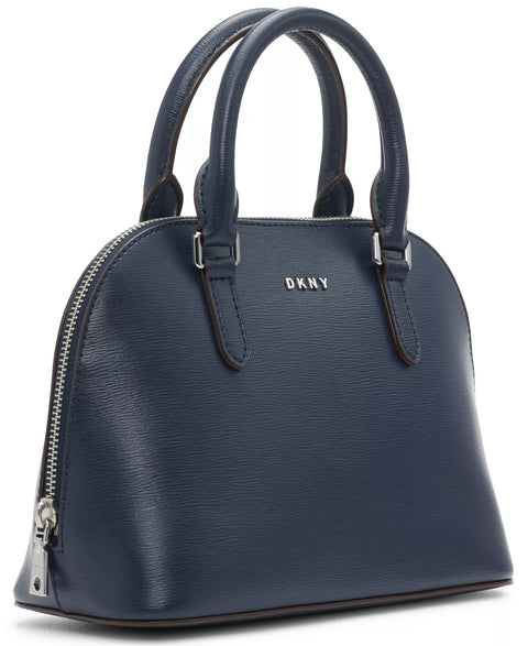 DKNY Women's Navy Blue Bryant Dome Small Satchel Bag |DKNY In Lebanon