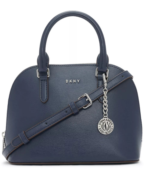DKNY Women's Navy Blue Bryant Dome Small Satchel Bag |DKNY In Lebanon