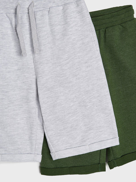 Sinsay Boy's Light Grey & Dusty Green Shorts 2-pack | Sinsay In Lebanon