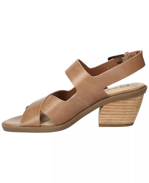 Bella Vita Women's Nude Cameron Block Heeled Sandals | Bella Vita In Lebanon