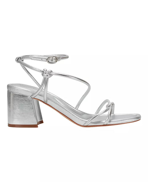 Marc Fisher Women's Silver Gurion Square Toe Dress Sandals | Marc Fisher In Lebanon
