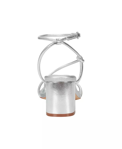 Marc Fisher Women's Silver Gurion Square Toe Dress Sandals | Marc Fisher In Lebanon