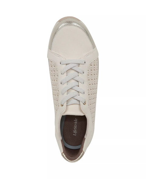 LifeStride Women's Beige Recover Washable Lace Up Sneakers | LifeStride In Lebanon