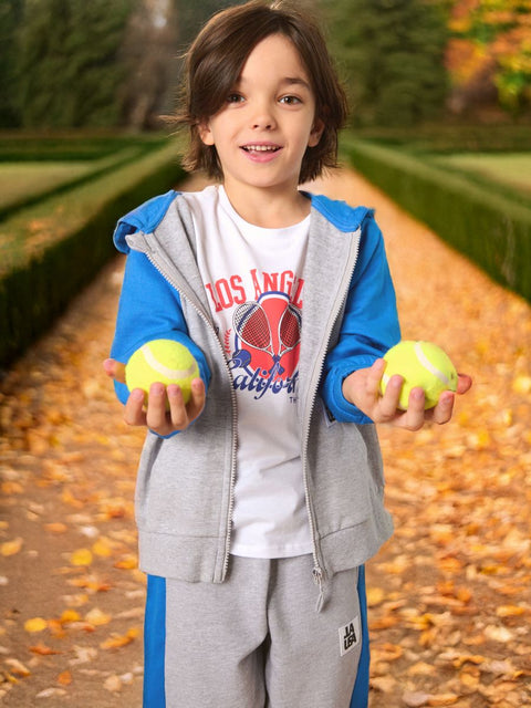 Sinsay Baby Boy's Blue & Gray Hooded Jacket | Sinsay In Lebanon