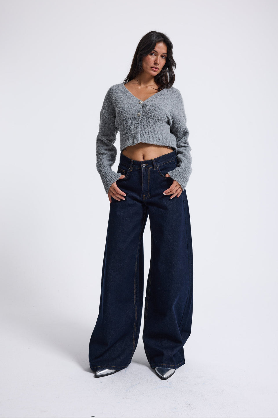 It's Basic Women Indigo Palazzo Jeans 3096