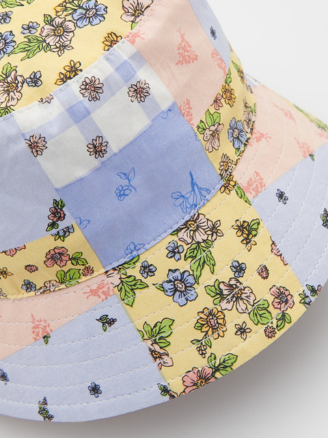 Reserved Baby Girl's Multicolor Patterned Bucket Hat | Reserved In Lebanon