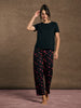 Sinsay Women Black Heart Print Pajama Set | Sinsay in Lebanon