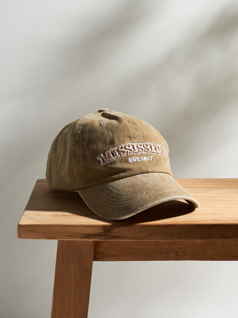Sinsay Men's Khaki Cap Hat With Embroidery | Sinsay In Lebanon
