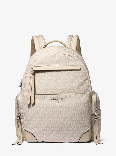 Mickael Kors  Women's Beige with Signature Logo Print  Backpack Bag |Mickael Kors in Lebanon