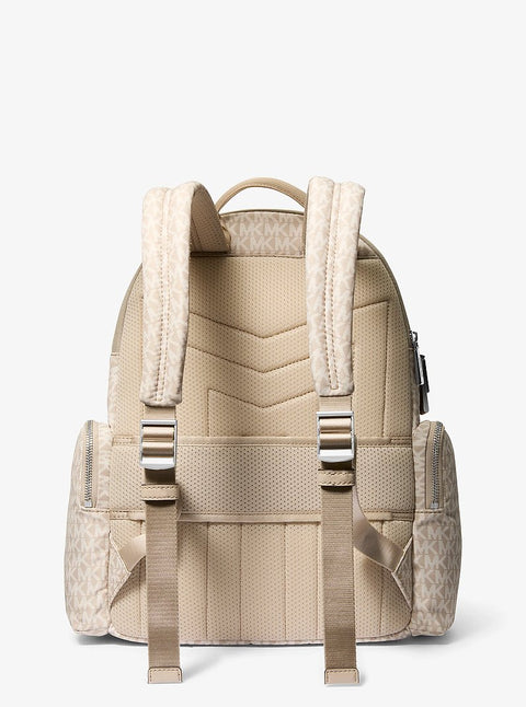 Mickael Kors  Women's Beige with Signature Logo Print  Backpack Bag |Mickael Kors in Lebanon
